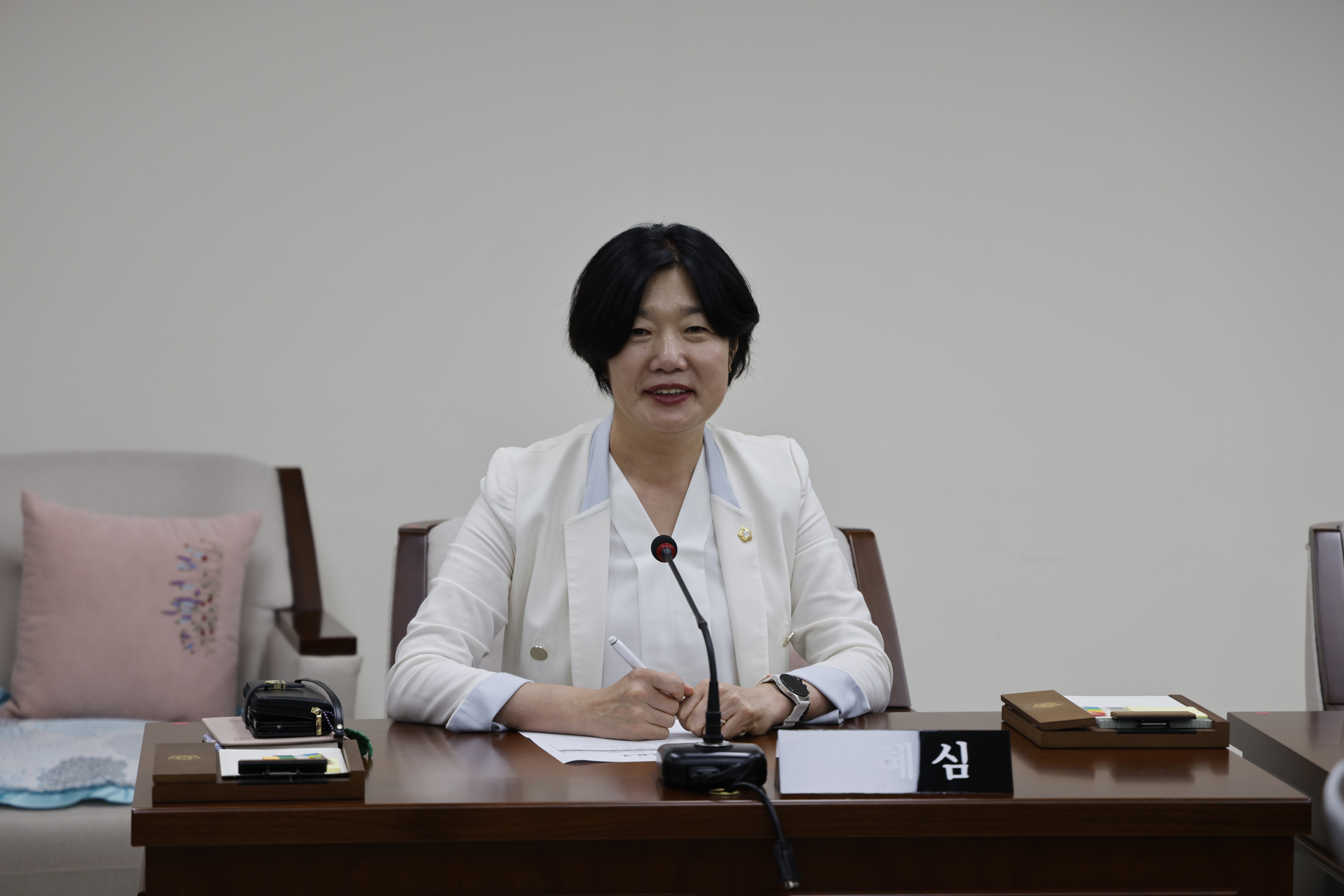 '예산결산특별위원회 제1차 회의(제322회 임시회)' 게시글의 사진(9) '09나혜심의원.JPG'