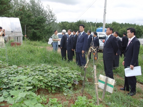 장성군의회 친선방문 - 학사농장
